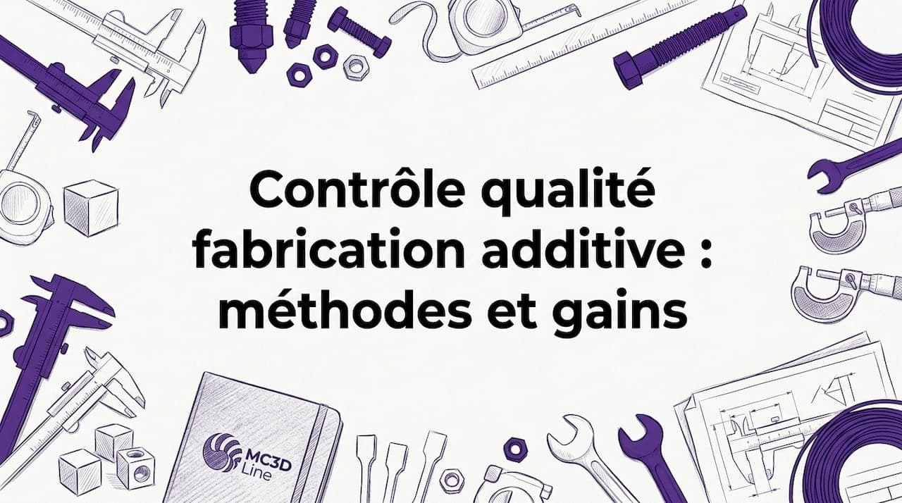 Contrôle qualité fabrication additive : méthodes et gains