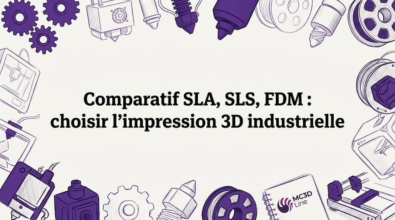 Comparatif SLA, SLS, FDM : choisir l'impression 3D industrielle
