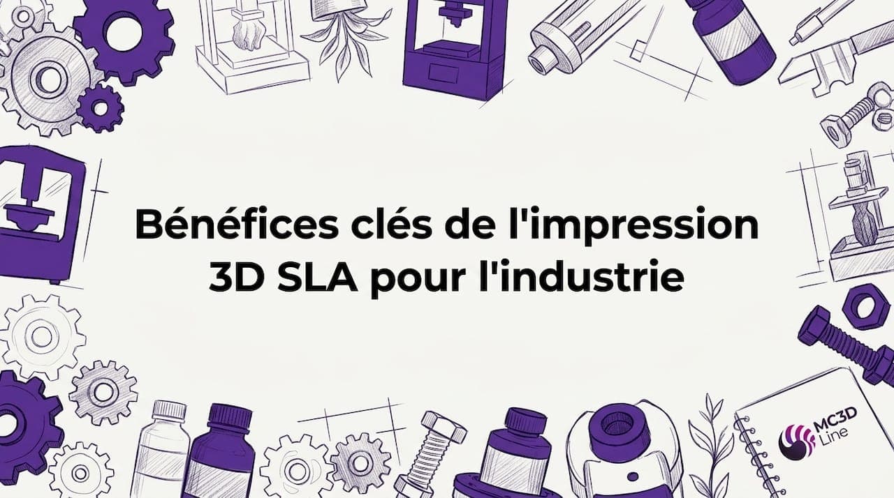 Bénéfices clés de l'impression 3D SLA pour l'industrie