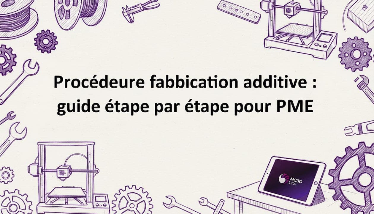 Procédure fabrication additive : guide étape par étape pour PME