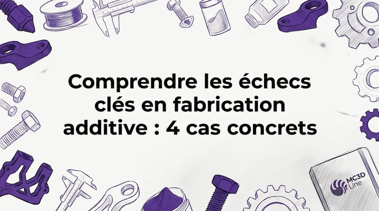 Comprendre les échecs clés en fabrication additive : 4 cas concrets