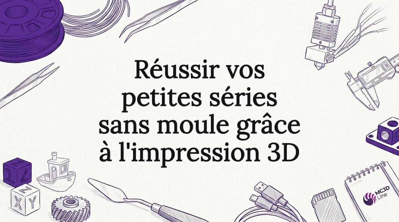 Réussir vos petites séries sans moule grâce à l'impression 3D